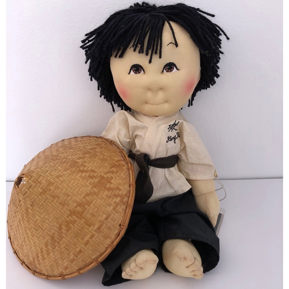 Other - VINTAGE SOFT CLOTH DOLL, RICE PADDY BABY